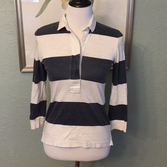 J. Crew Tops - EUC JCrew Rugby Shirt, Size Small